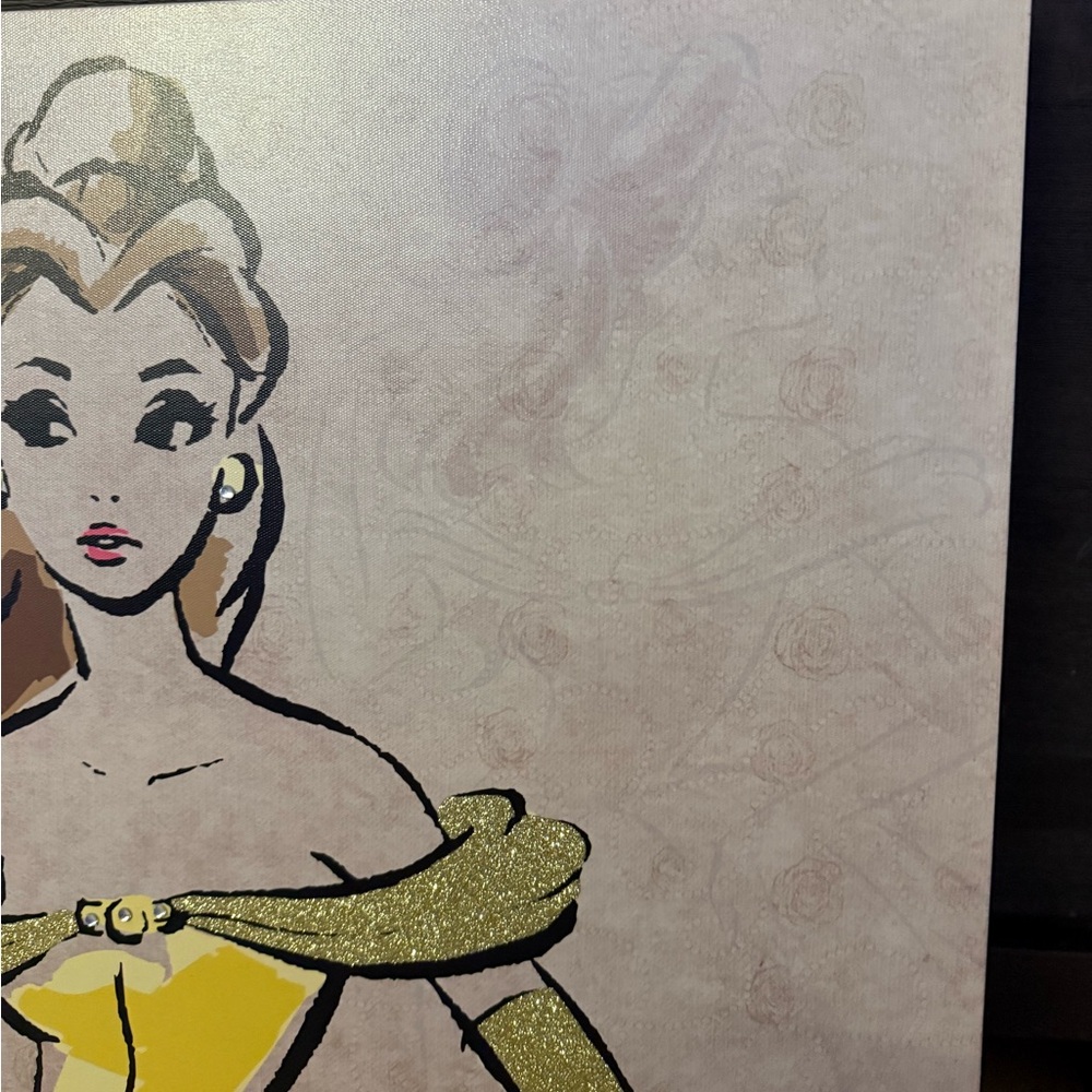 Beauty and the Beast Belle Canvas Art - Picture 3 of 6